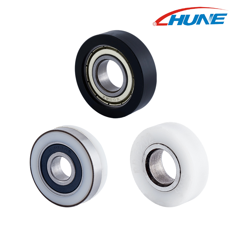 Door And Window Rubber Coating F-Shaped Flat Rubber Coating F15 Bearing Pulley