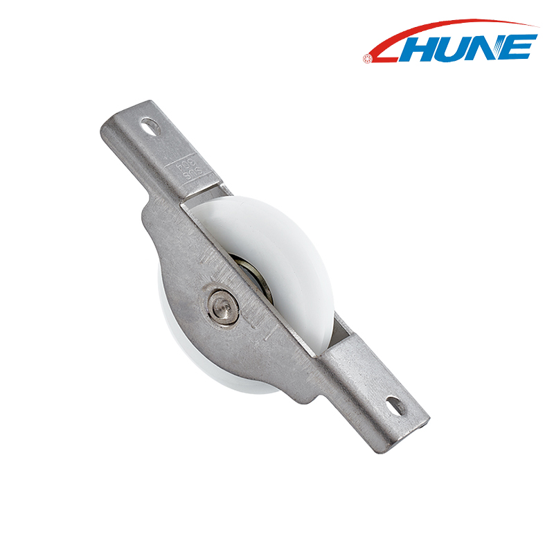 Sliding Door And Window Hardware Accessories Nylon Pom Pulley Aluminum Closet Screen Shutter Door Roller Wheel With Bearing