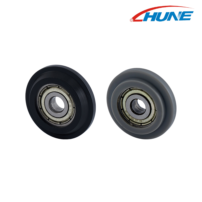 Doors And Windows Anti-Corrosion Easy To Install Y-Shaped Plastic Nylon/Pa/Pu 625ZZ Bearing Pulley