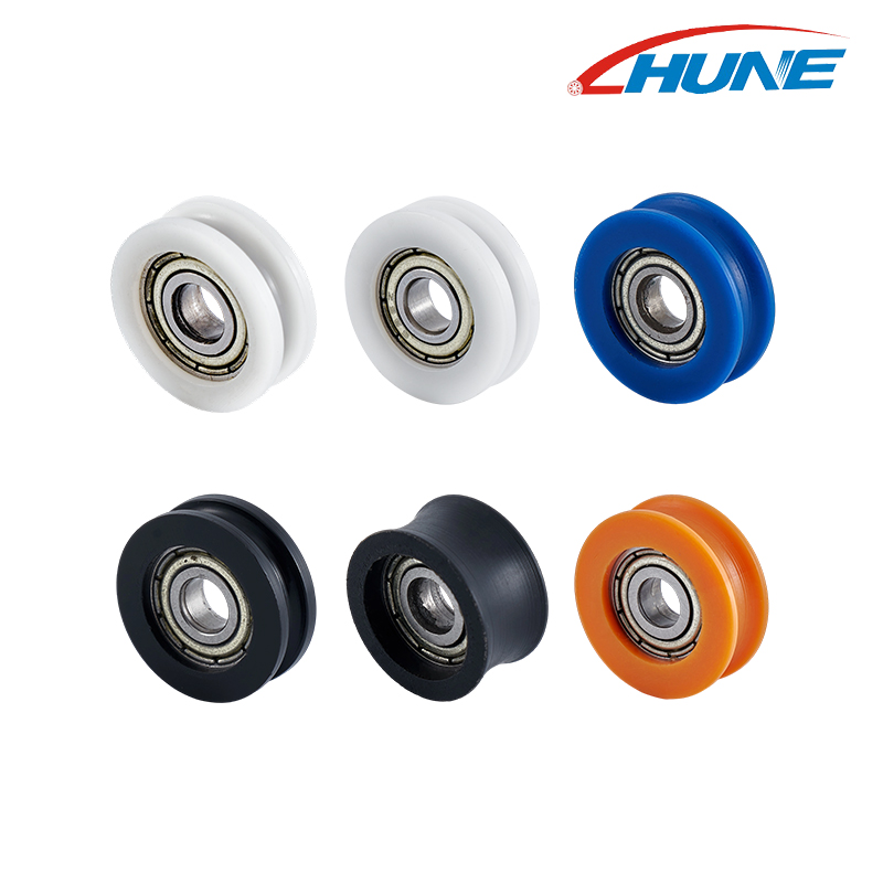 Sliding Doors And Windows Pom Pulleys High Load-Bearing U-Shaped 625ZZ Bearing Pulley