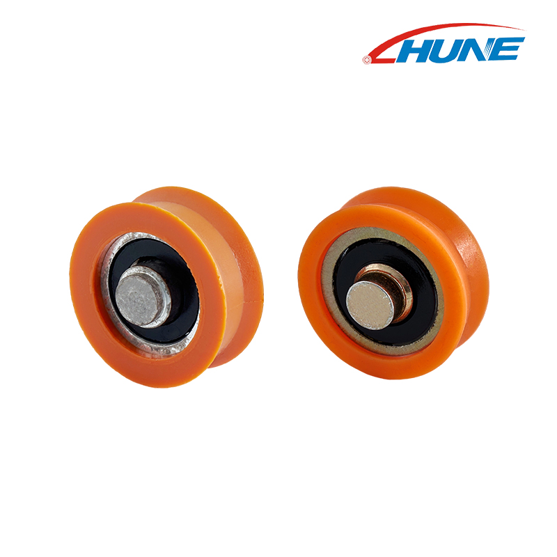 Plastic/Nylon Bearing Pulley With Screw Thread Roller for Sliding Door