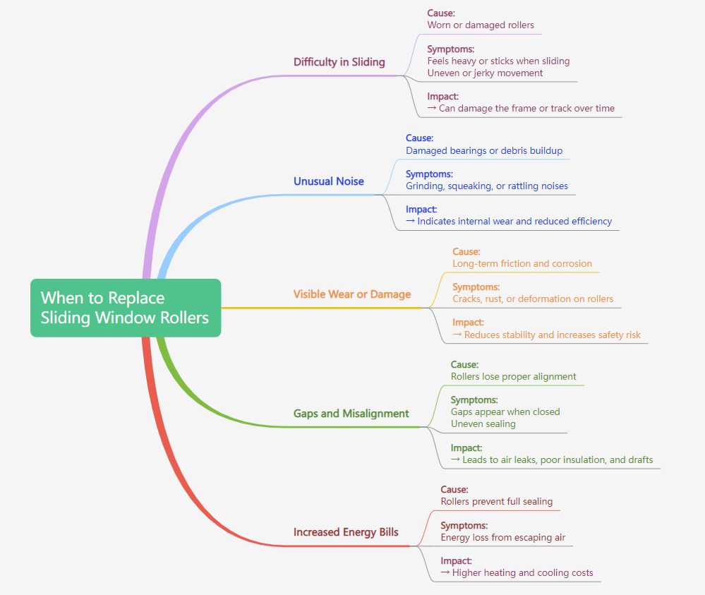 When to Replace Sliding Window Roller