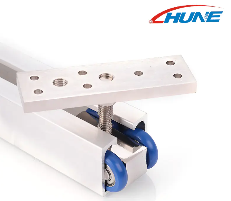 Top hung sliding door rollers