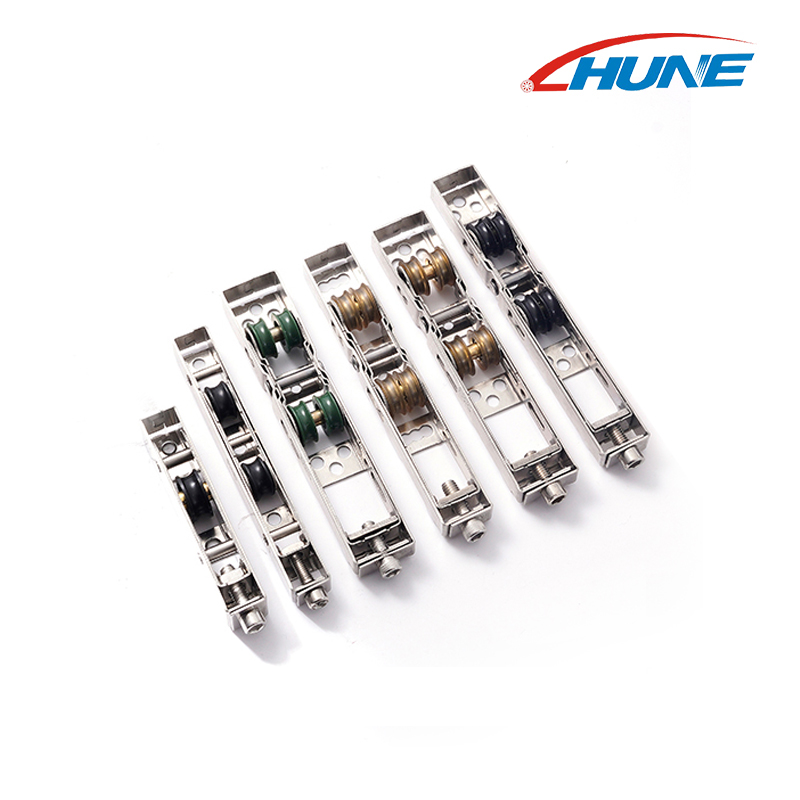 Nylon Wheel Sliding Rollers with Steel Frame for Windows and Doors