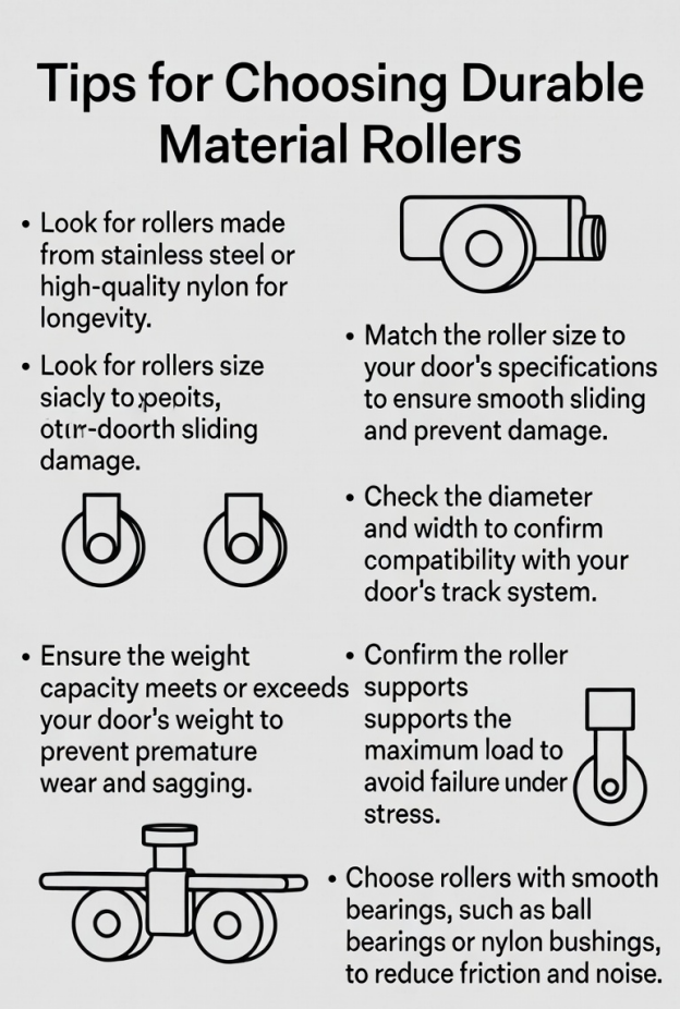 tips for choosing material rollers