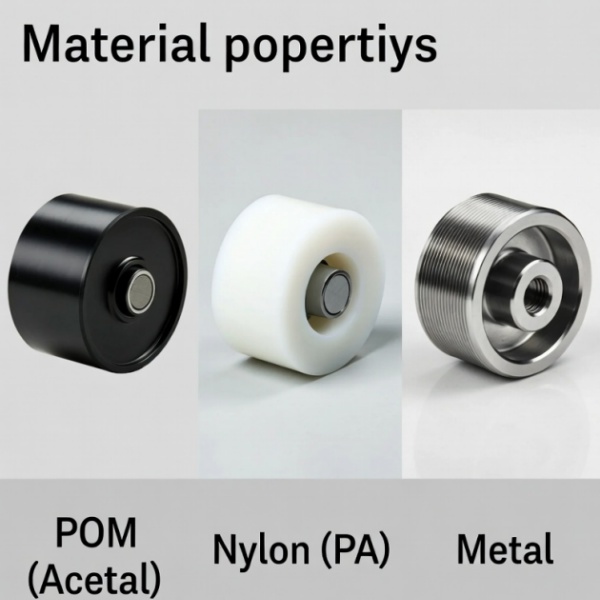  What Materials Are Best for 3D Printer Rollers: POM, Nylon, or Metal