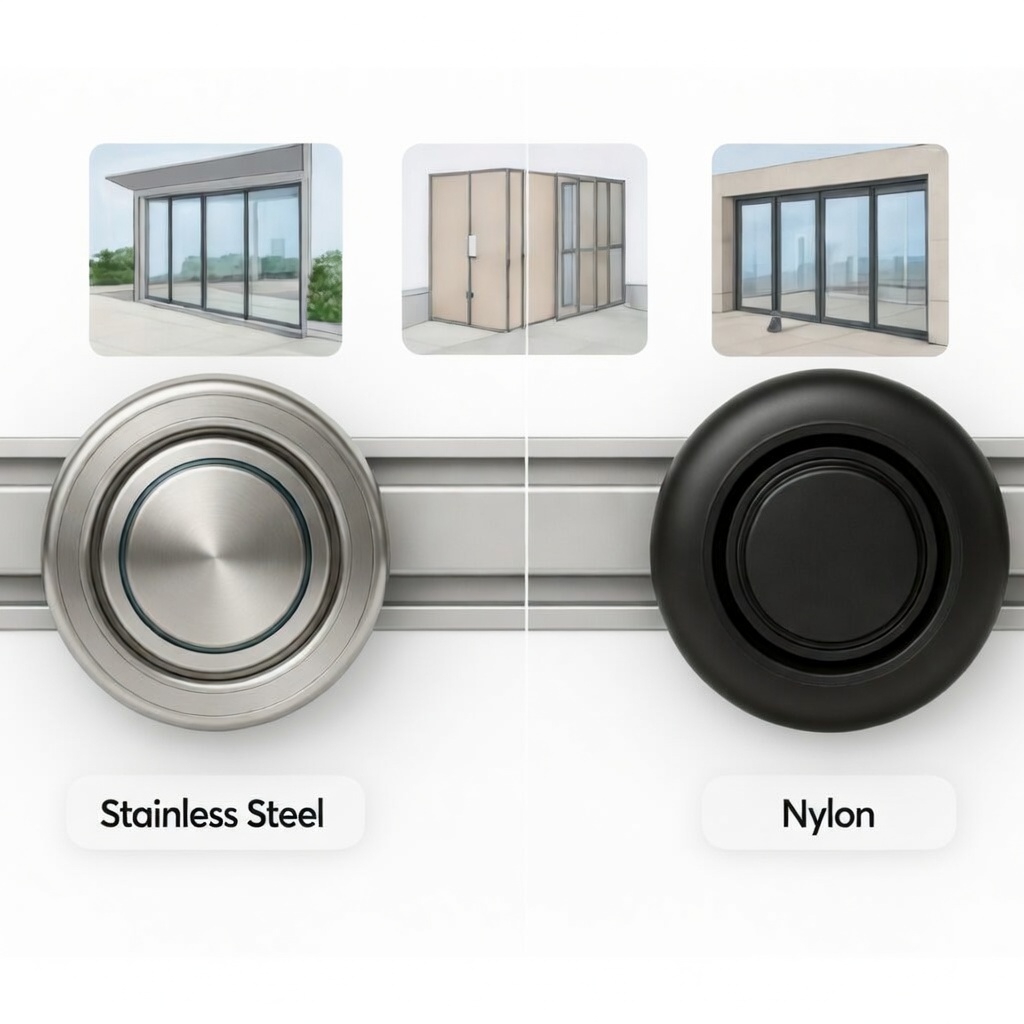  Stainless Steel vs Nylon Sliding Door Rollers – What's the Difference?