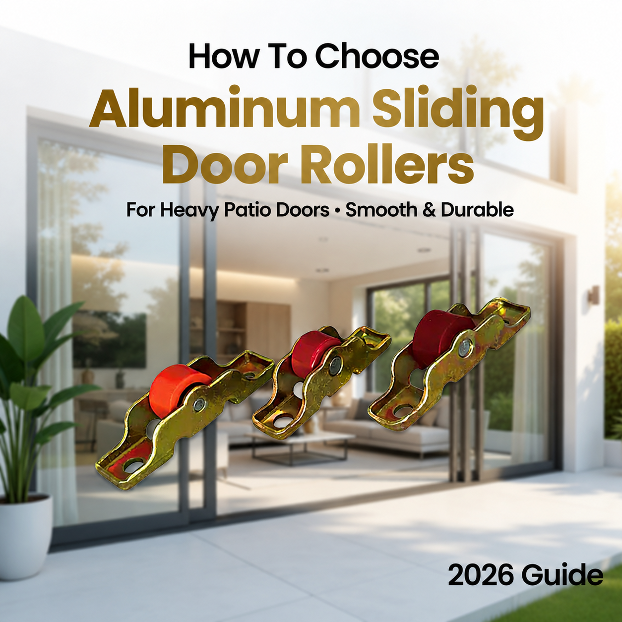  How To Choose Aluminum Sliding Door Rollers For Heavy Patio Door