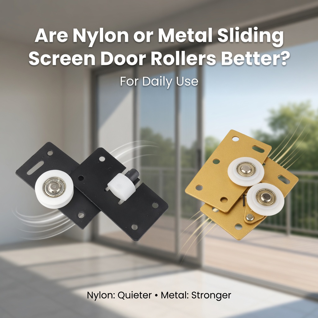  Are Nylon or Metal Sliding Security Screen Door Rollers More Suitable for Daily Use