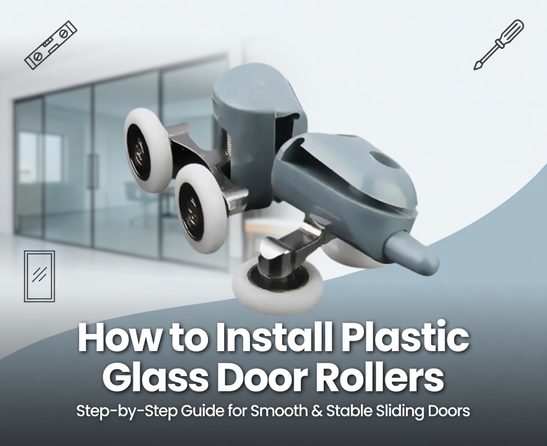 How to install plastic rollers on sliding glass doors - easy step-by-step guide with tools