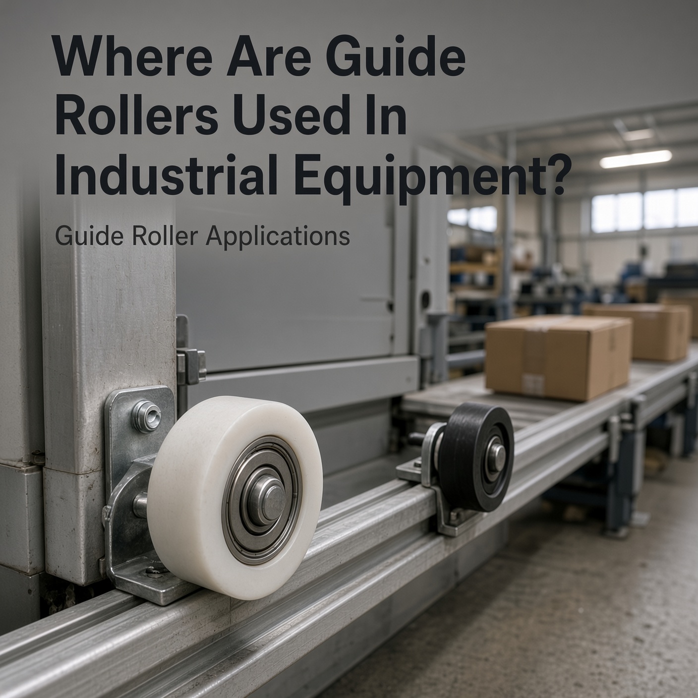Guide Rollers used in industrial equipment for controlled mechanical movement