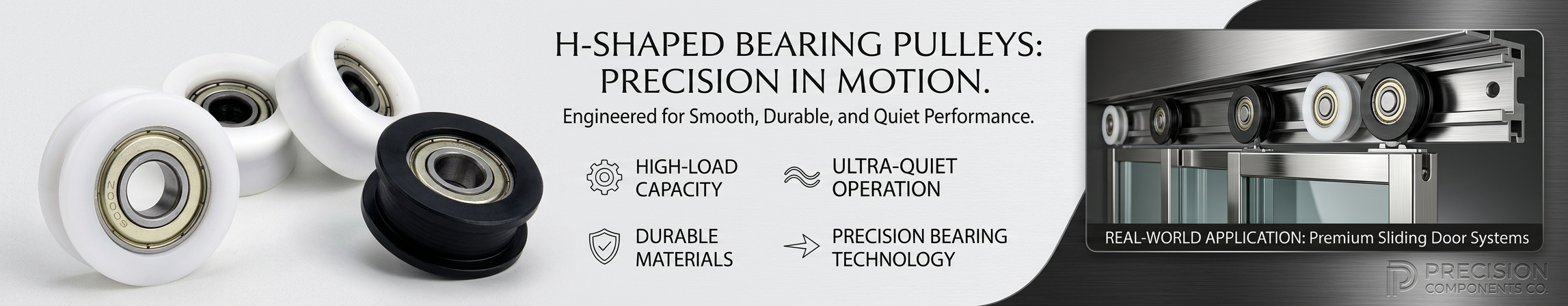 H-shaped Bearing Pulley
