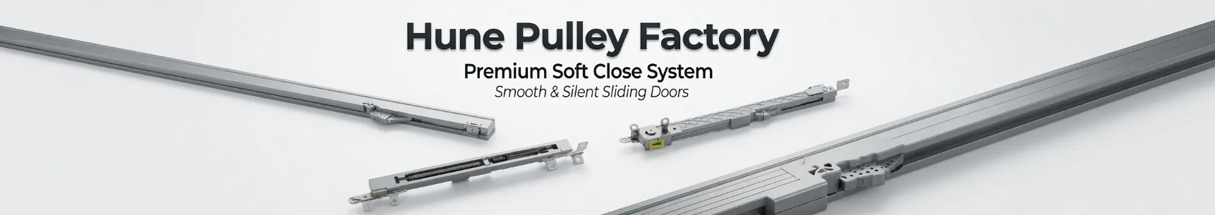 Custom Soft-Closing Mechanism Kit for Wardrobe Sliding Door Systems Custom Soft-Closing Mechanism Kit for Wardrobe Sliding Door Systems