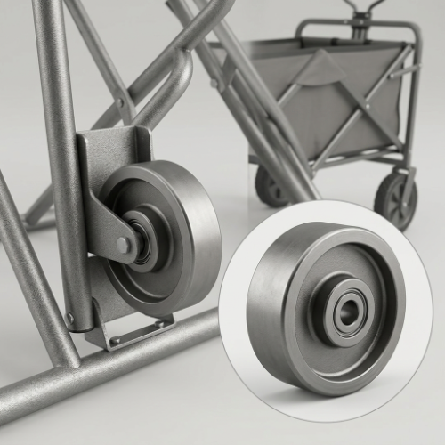Roller Component for Folding Cart Mechanisms