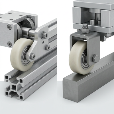 GuideWheelvsTrackRollerataGlance10-19 Guide Wheel vs. Track Roller at a Glance