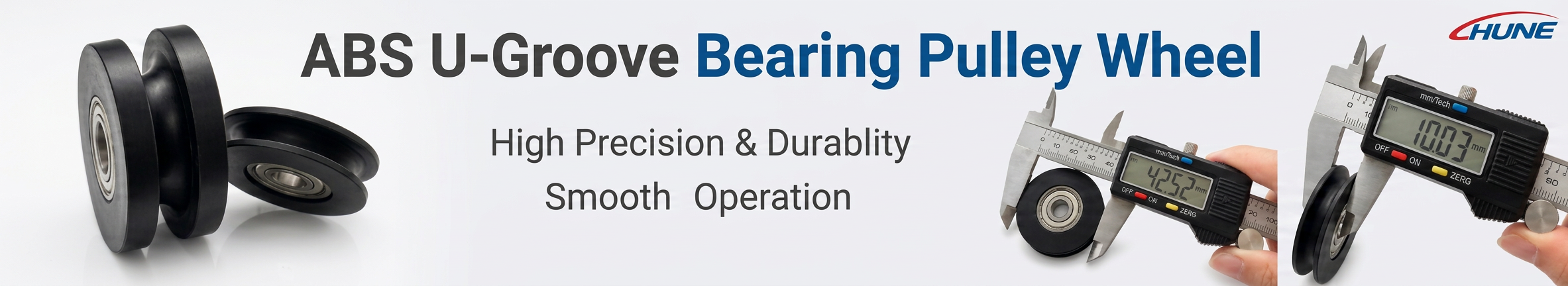 abs u-groove bearing pulley wheel